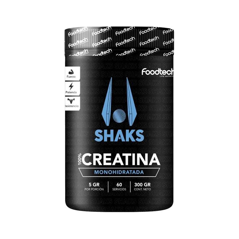 SHAKS 100% CREATINA 300GR - MONOHIDRATADA - Shaks.cl